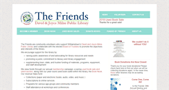 Desktop Screenshot of milnelibraryfriends.org