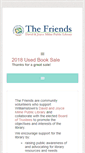 Mobile Screenshot of milnelibraryfriends.org